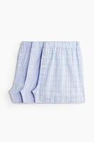 3-pack Woven Cotton Boxer Shorts
