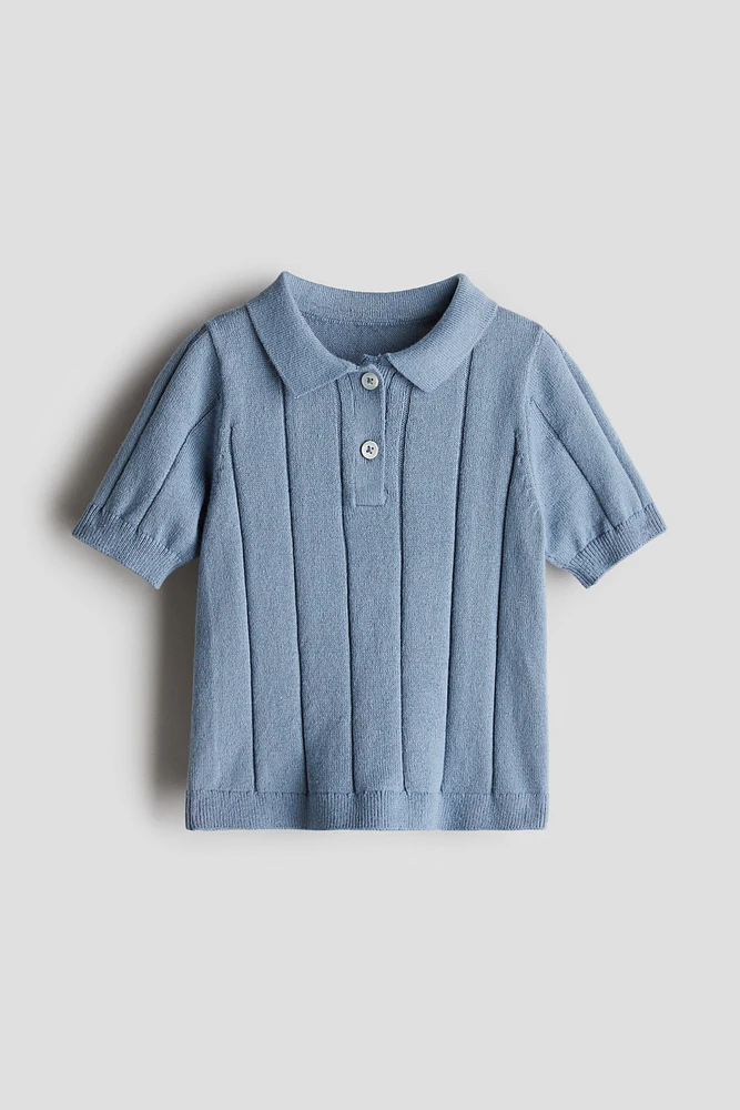 Knit Polo Shirt