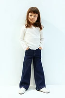 Smocked Jersey Top