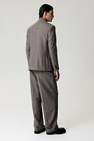 Loose Fit Wool-Blend Pants