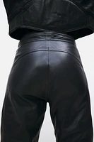 Leather Biker Pants