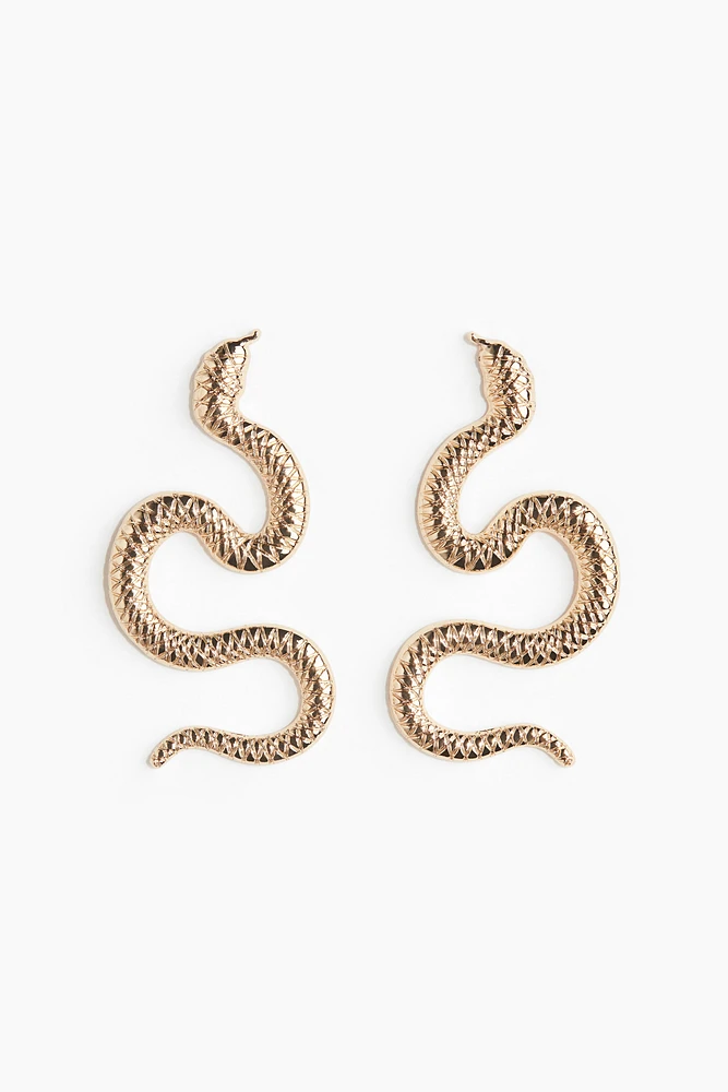 Snake-Shaped Earrings