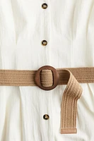 Shirt Dress with Belt