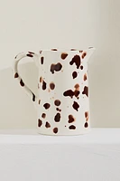 Speckled-glaze Stoneware Pitcher