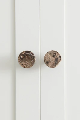 Lot de 2 boutons meuble en marbre