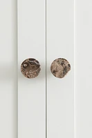 Lot de 2 boutons meuble en marbre