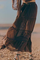 Tiered Maxi Skirt