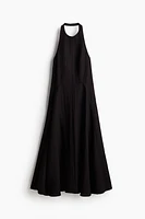 Flared Halterneck Dress