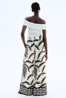 Wide-Leg Pull-On Pants
