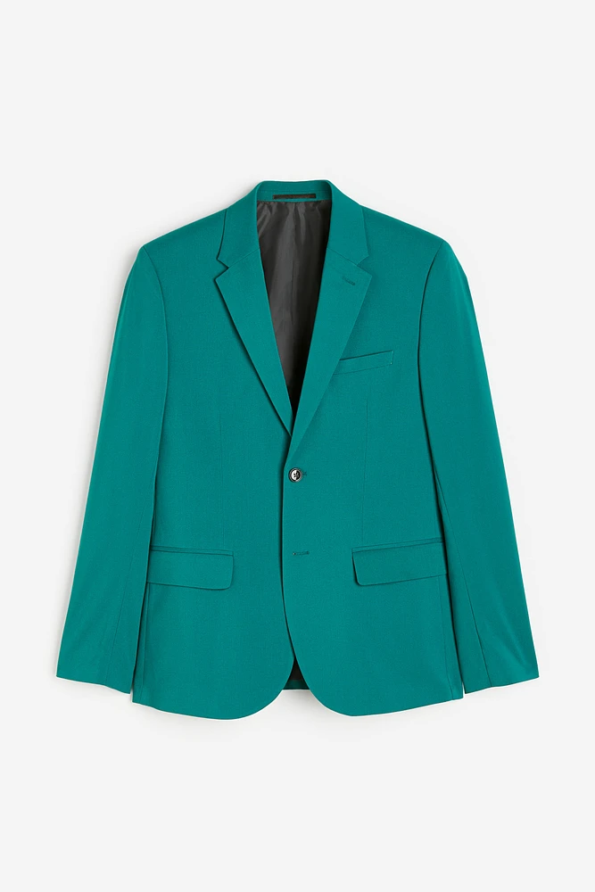 Skinny Fit Single-Breasted Jacket