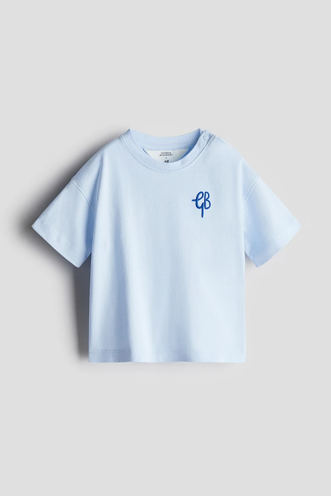 T-Shirt with Printed Motif