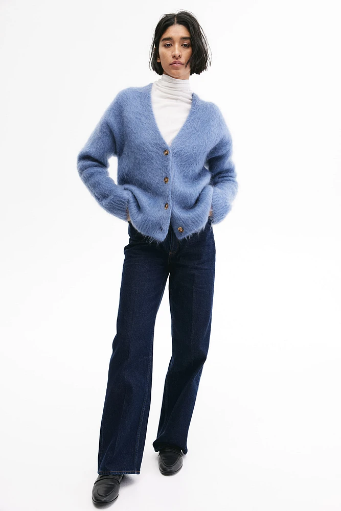 Mohair-Blend Cardigan