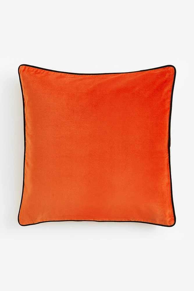 Housse de coussin en velours