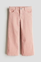 Wide-Leg Corduroy Pants