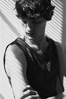 Slim Fit Ribbed Tank Top