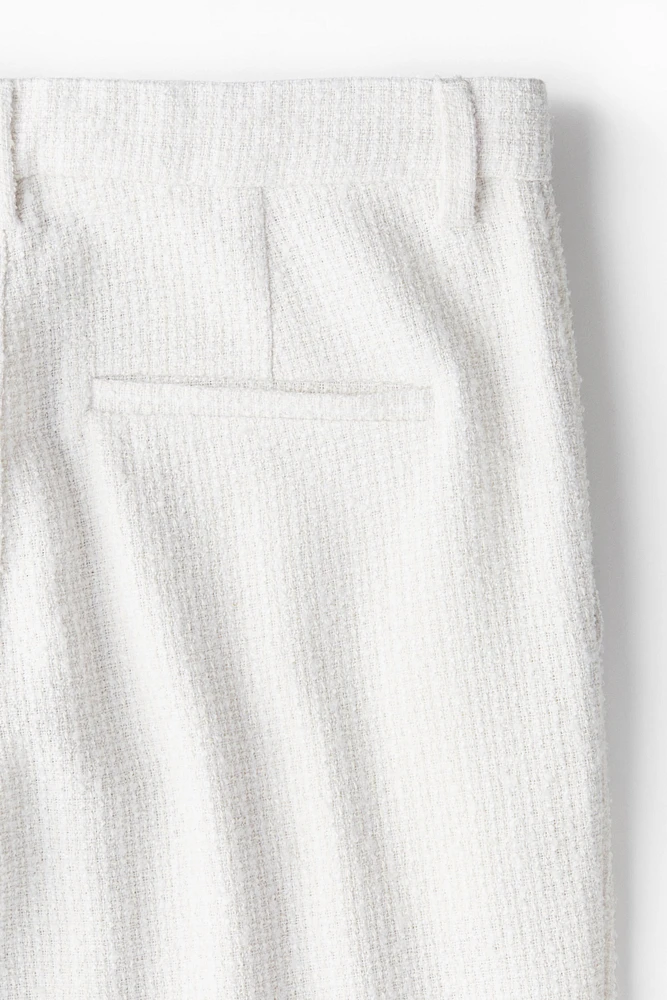 Relaxed Fit Textured Pants