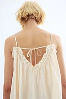 Ruffle-Trimmed Camisole Top