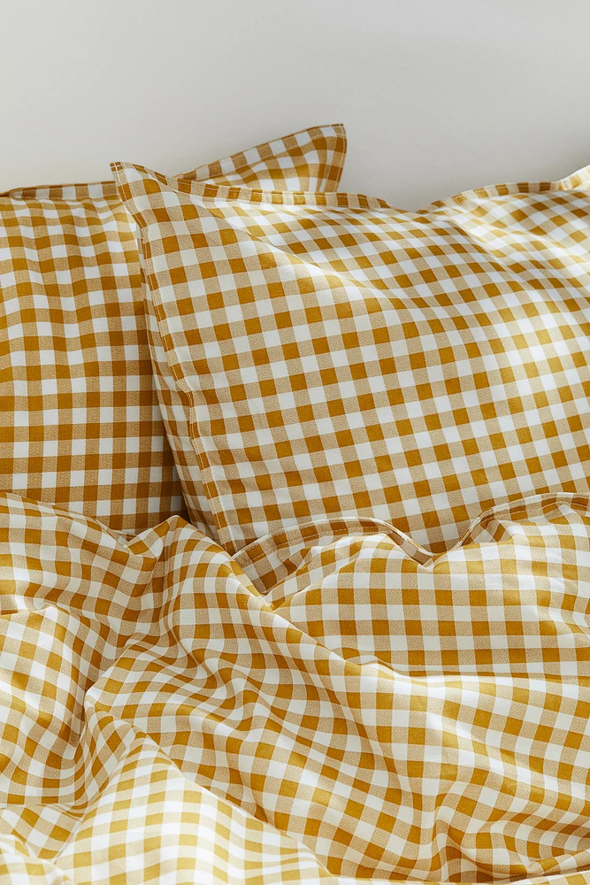 Patterned King/Queen Duvet Cover Set