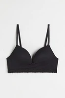 Seamless Microfiber Push-up Bra