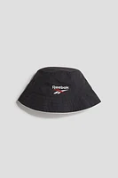 Bucket Hat with Embroidered Motif