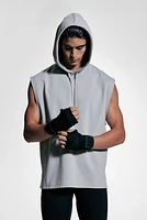Regular-Fit Sleeveless Sports Hoodie with DryMove™