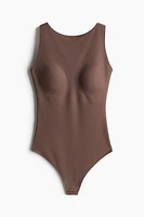 Light Shape Microfiber Thong Bodysuit