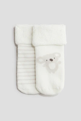 2-pack Terry Socks