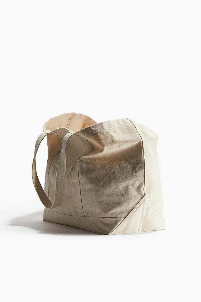 Cotton Canvas Beach Bag