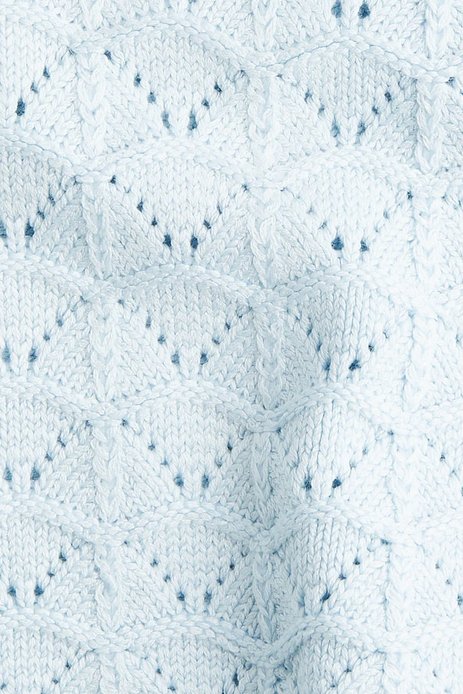Pointelle-Knit Tank Top