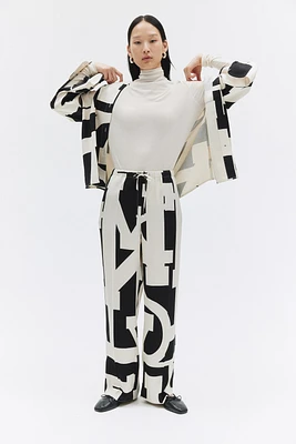 Pantalon à taille élastique