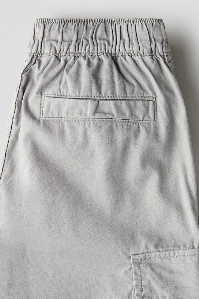 Cotton Canvas Parachute Pants