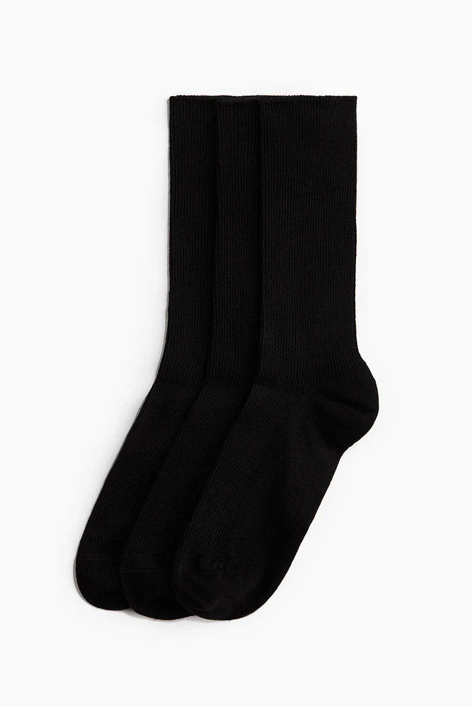 3-pack Ribbed Socks