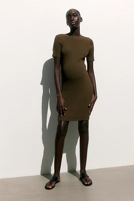 MAMA Rib-knit Dress