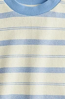 T-shirt ample à motif jacquard