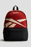 Nylon Backpack with Motif Detail