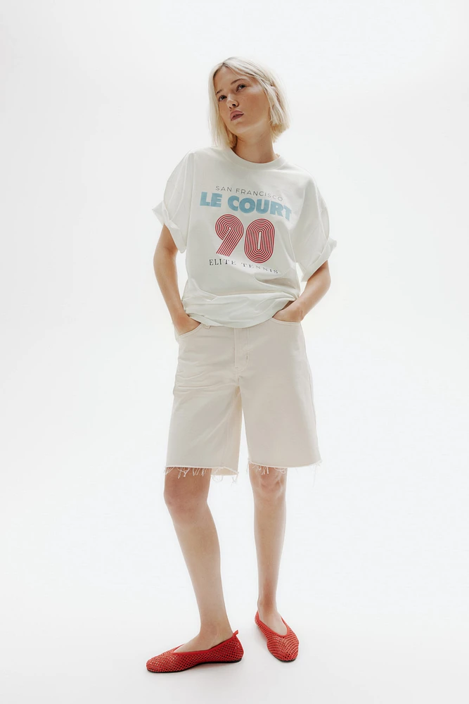 Oversized T-Shirt with Motif
