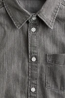Chemise en denim de coton