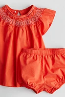 2-Piece Cotton Poplin Set