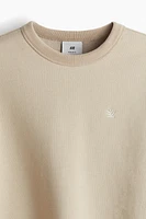 Regular Fit Embroidered-Motif Sweatshirt