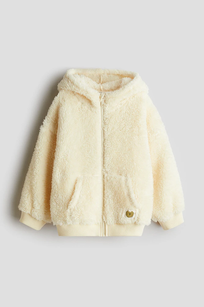 Fluffy Hooded Jacket