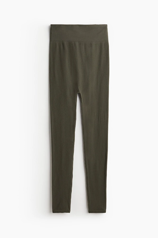 MAMA Legging côtelé sans coutures