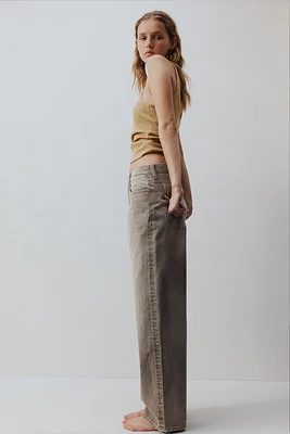 High Rise Wide Leg Baggy Jeans
