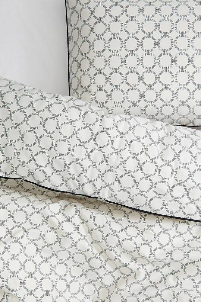 Cotton Sateen Twin Duvet Cover Set