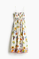 Smocked-bodice Dress