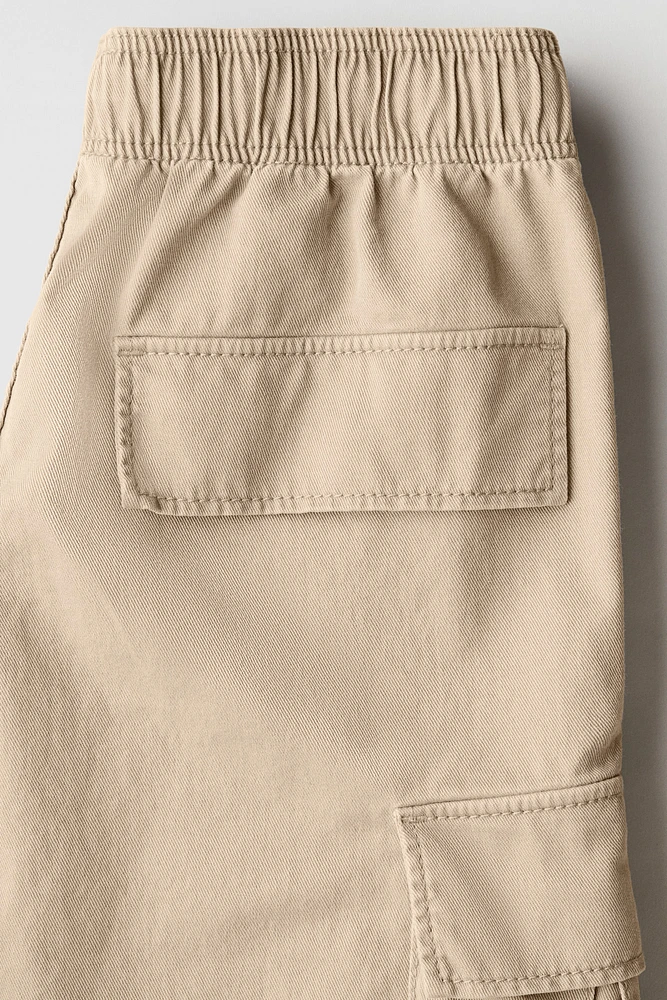 Twill Cargo Shorts