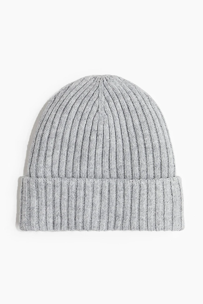 Rib-Knit Beanie