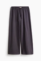 Wide-leg Jersey Pants