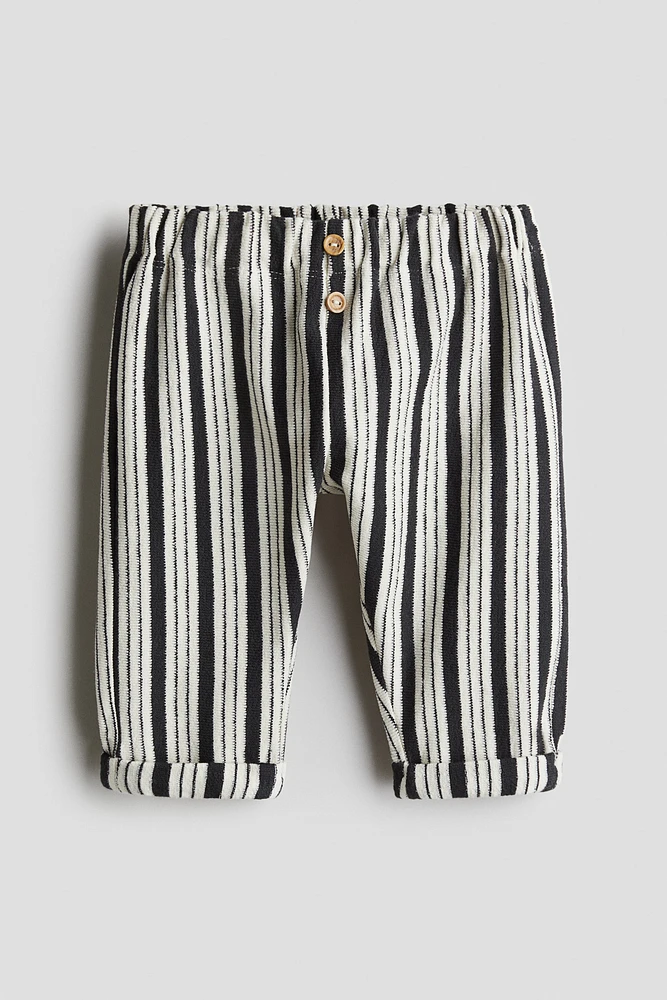 Pantalon en tissu éponge