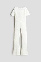 2-Piece Crochet-Look Set