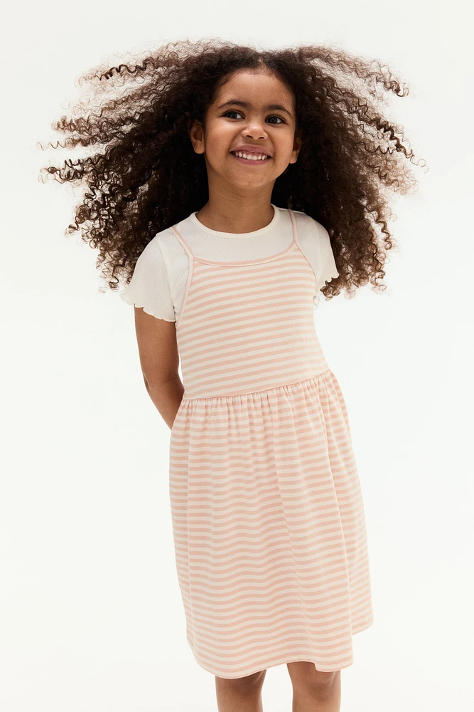 Robe en jersey de coton